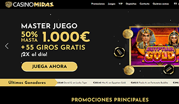 Casino MIdas Codigo Promocional