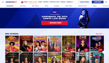 Bankonbet casino en vivo online