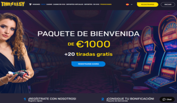 Paquete de bienvenida Thrillsy casino