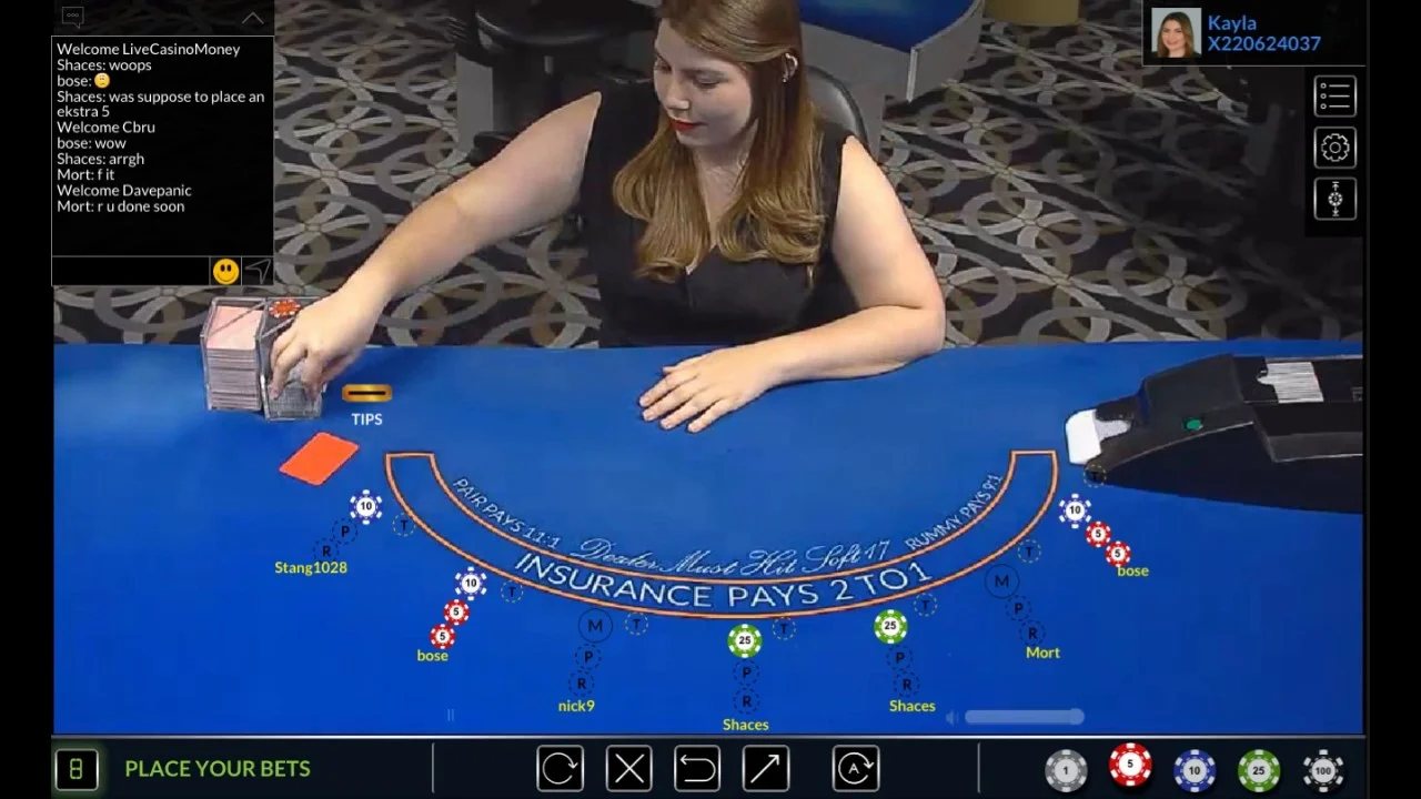 Blackjack en vivo VIG