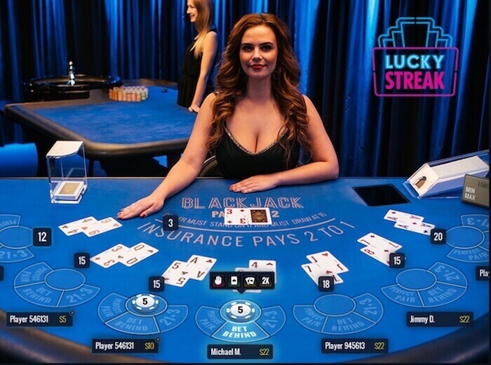 lucky streak live blackjack