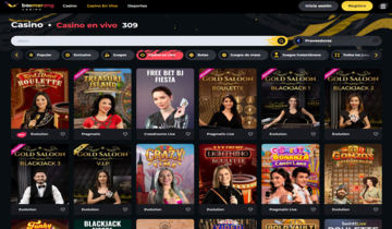 Boomerang casino en vivo