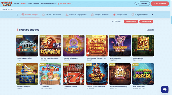 crabslots nuevos juegos