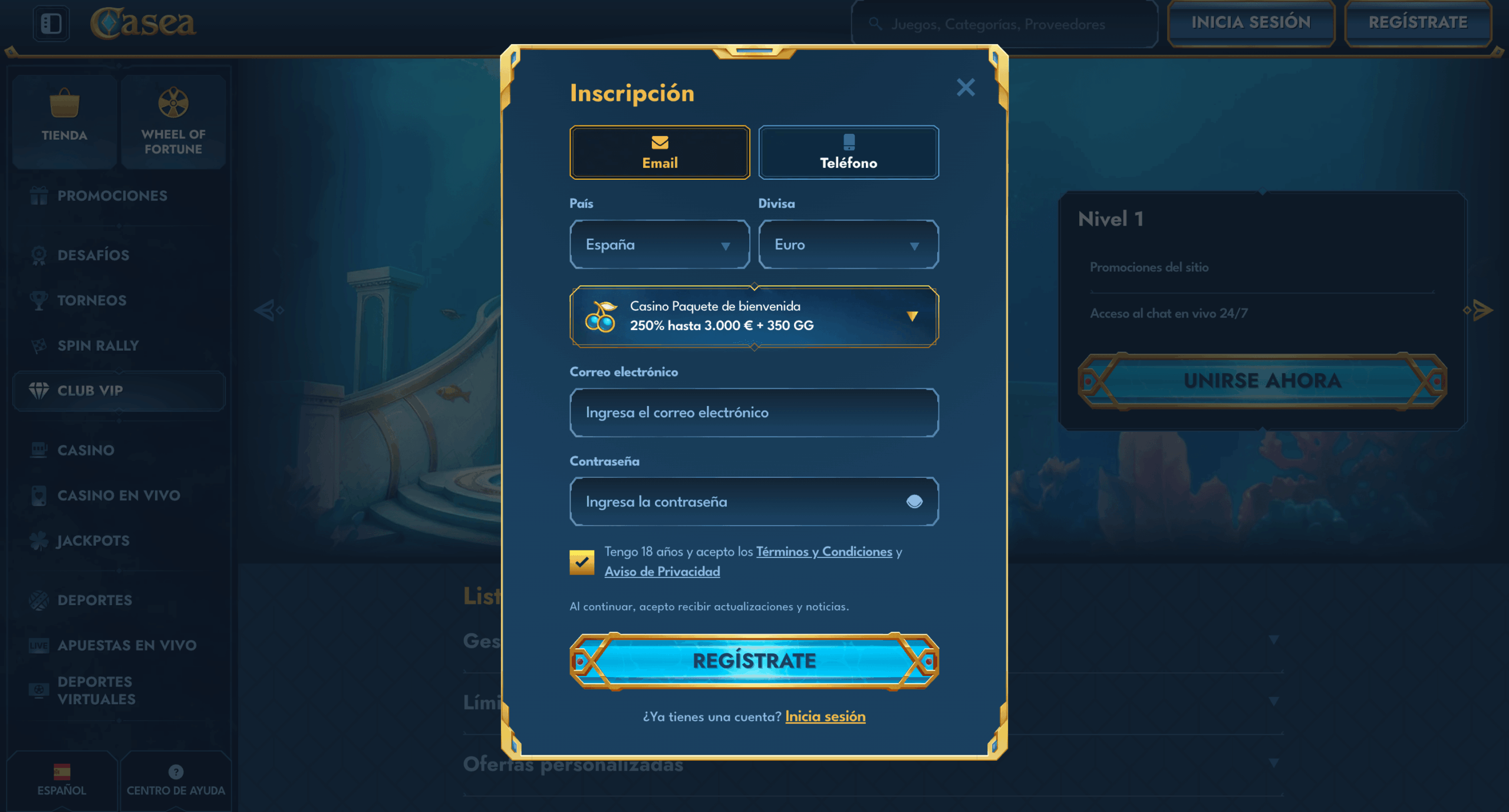 casea casino registro